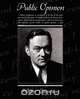 Public Opinion, Walter Lippmann 