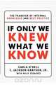 If Only We Knew What We Know, Carla O