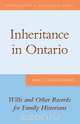 Inheritance in Ontario, Jane E. MacNamara 