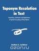 Toponym Resolution in Text, Jochen L. Leidner 