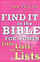 Find It in the Bible for Women, Bob Phillips 