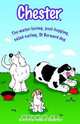 Chester, The water-loving, pool-hopping, salad-eating, St. Bernard dog, Leslie A. Rockitter 
