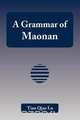 A Grammar of Maonan, Tian Qiao Lu 