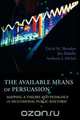 The Available Means of Persuasion, David M. Sheridan 