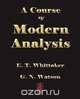 A Course of Modern Analysis, E. T. Whittaker 