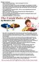 The Untold Rules of Driving, Morad A. Zad 