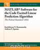 MATLAB Software for the Code Excited Linear Prediction Algorithm, Karthikeyan N. Ramamurthy 