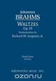 Waltzes, Op. 39 - Study score, Johannes Brahms 