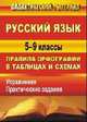 Русский язык. 5-9 классы: правила орфографии в таблицах и схемах. Упражнения, практические задания, Кадашникова Наталья Юрьевна 