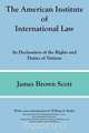 The American Institute of International Law, James Brown Scott 