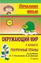 Поурочные планы. Окружающий мир. 3 класс. К учебнику Поглазовой. Часть II, Сост. Бондарева 