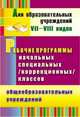 Рабочие программы начальных специальных (коррекционных) классов VII вида общеобразовательных учреждений. 1-4 классы, Узянова (3461) 