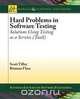Hard Problems in Software Testing, Scott Tilley 