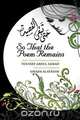 So That the Poem Remains, Youssef Abdul Samad 