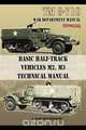 Basic Half-Track Vehicles M2, M3 Technical Manual, War Department 
