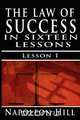 The Law of Success, Volume I, Napoleon Hill 