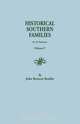 Historical Southern Families. in 23 Volumes. Volume V, John Bennett Boddie 
