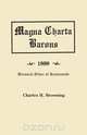 The Magna Charta Barons and Their American Descendants [1898], Browning 