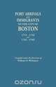 Port Arrivals and Immigrants to the City of Boston, 1715-1716 and 1762-1769, 
