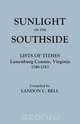 Sunlight on the Southside. Lists of Tithes, Lunenburg County, Virginia, 1748-1783, Lunenburg County 