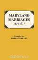 Maryland Marriages 1634-1777, Robert William Barnes 