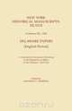New York Historical Manuscripts, 