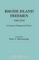 Rhode Island Freemen, 1747-1755, William Smith Bryan 