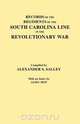 Records of the Regiments of the South Carolina Line, Alexander Samuel Jr. Salley 
