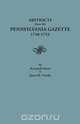 Abstracts from the Pennsylvania Gazette, 1748-1755, Kenneth Scott 
