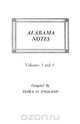 Alabama Notes, Volumes 3 and 4, Flora D. England 