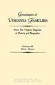 Genealogies of Virginia Families from The Virginia Magazine of History and Biography. In five volumes. Volume III, Virginia 