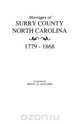 Marriages of Surry County, North Carolina 1779-1868, Holcomb 