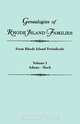 Genealogies of Rhode Island Families [articles extracted] from Rhode Island Periodicals. In two volumes. Volume I, Rhode Island 