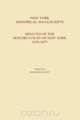 New York Historical Manuscripts, 