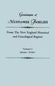 Genealogies of Mayflower Families from The New England Historical and Genealogical Register. In Three Volumes. Volume I, New England 