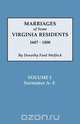 Marriages of Some Virginia Residents, Vol. I, Dorothy Ford Wulfeck 