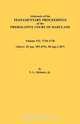 Abstracts of the Testamentary Proceedings of the Prerogative Court of Maryland, Vol. XX, Vernon L. Jr. Skinner 