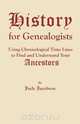 History for Genealogists, Judy Jacobson 
