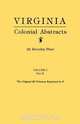 Virginia Colonial Abstracts. Volume I, Part B, Beverley Fleet 