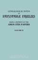 Genealogical Notes of Barnstable Families. Volume II [Massachusetts], Amos Otis 