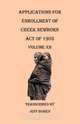 Applications for Enrollment of Creek Newborn. Act of 1905. Volume XII, Jeff Bowen 