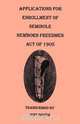 Applications for Enrollment of Seminole Newborn Freedmen. Act of 1905, Jeff Bowen 