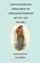 Applications for Enrollment of Chickasaw Newborn, Act of 1905. Volume I, Jeff Bowen 