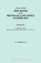 Abstracts of the Debt Books of the Provincial Land Office of Maryland. Volume III, St. Mary