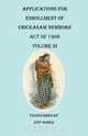 Applications for Enrollment of Chickasaw Newborn, Act of 1905. Volume III, 