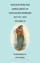 Applications for Enrollment of Chickasaw Newborn, Act of 1905. Volume VI, 