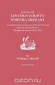 Annals of Lincoln County, North Carolina, Containing Interesting and Authentic Facts of Lincoln County History Through the Years 1749-1937, William L. Sherrill 