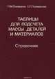 Таблицы для подсчета массы деталей и материалов. Справочник, П. М. Поливанов, Е. П. Поливанова 