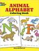 Animal Alphabet Coloring Book, Barbaresi Nina 