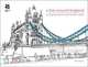 A Line Around England. A Colouring Book of the Nation's Favourite Landmarks, Harmer Simon 